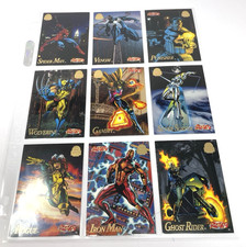 1994 Marvel Universe Freeze Frames Complete 9 Card Set Punisher Wolverine Gambit picture