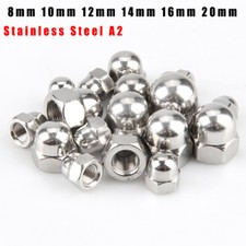 8mm 10mm 12mm 14mm 16mm 20mm Dome Nut Hex Domed Acorn Nuts Stainless Steel A2 picture