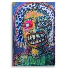 TIME IS A MEDIUM. | Canvas PRINT of an Original Portrait Painting by Matt Scalf picture