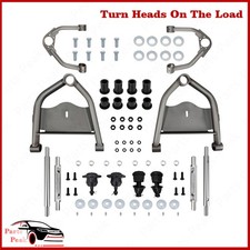 For 1963-87 GMC C10 CHEVROLET LOWER CONTROL ARMS&NARROWED AIR BAG UPPER kit New picture
