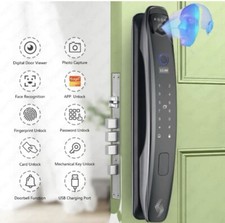 3D Face Smart Door Lock Security Camera with Fingerprint Password Keypad New picture