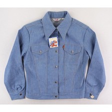Vintage 70s Levi's Fresh Produce Jacket L Carrot Tab Deadstock NWT USA 763-0146 picture