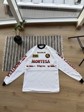 VINTAGE RACING LONG SLEEVE MICHELIN ELLGREN MONTESA RENTHAL 90s RARE Sz M-L picture