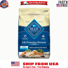 Blue Buffalo Life Formula Senior Chicken & Brown Rice Recipe Dry Dog Food, 30 lb picture