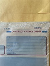 Contractor Change Order Forms picture