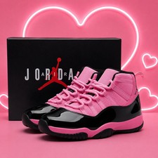 NEW MEN Jordan 11 Retro Pink and Black CT8012-500 Size US 7-12 picture