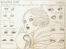 Nell Brinkley Beautiful Eyes American Golden Age Fashion Illustration picture