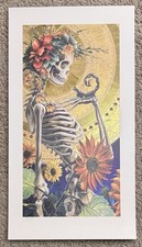 AJ Masthay Art Print Scorpio S/# 250 Zodiac Skeleton Grateful Dead Poster Artist picture