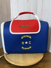Kanga Beer Cooler Insulated Case Kase Mate 12 Pack NC Flag Cooler Bag Euc picture