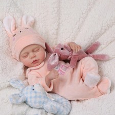 BABESIDE 12 Inch Lifelike Reborn Baby Dolls Silicone Full Body, Realistic Bab... picture