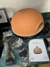 RARE NutriChef PKPZ950 Artisan Terracotta Tabletop Pizza Oven Pit Dome NWOB picture