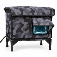 Outdoor Heated Cat House Elevated Weatherproof Shelter for Outdoor Cats 17