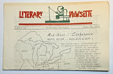 1941 Literary Newsette No 16 Smith Turnepseed Mid-West Conference Toledo picture