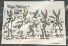 Original Warner Bro - Bugs Bunny Model Sheet Hand Painted picture