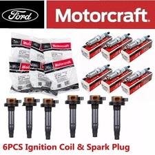 Set of 6 Ignition Coil Spark Plug DG549 SP534 F-150 Expedition Explorer 3.5L V6 picture