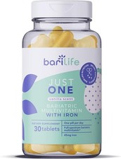 Bari Life – Just One Once Daily Bariatric Multivitamin with Iron – Vanilla – 30 picture