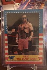 1987 Topps WWF - Bret Hart #1 Rookie Card picture