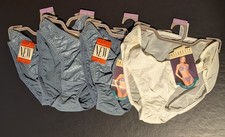 4X Vassarette Lingerie Panties Nylon Blend Leaf Tracings Print 18-177 8 / 46 NWT picture