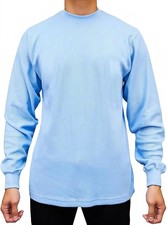 Men Heavyweight Waffle Thermal Shirt Long Sleeve Crew Neck Winter Base Layer picture