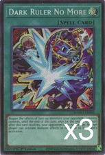3X Yugioh Dark Ruler No More MAMO-EN040 Secret Rare 1st Edition NM picture
