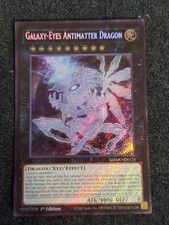 Yugioh Galaxy-Eyes Antimatter Dragon MAMO-EN124 Secret Rare 1st Edition NM picture