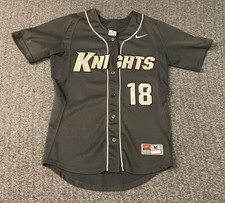 Nike UCF Knights Gray Baseball Jersey Mens Medium  picture