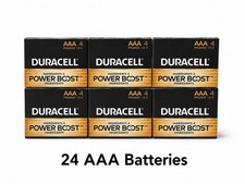 Duracell Power Booster AAA Alkaline Batteries - 24 Count New 1.5V picture