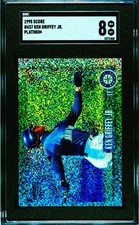 1995 Score Ken Griffey Jr Platinum Team #437 Mariners PR:4950 SGC 8 MINT RARE picture