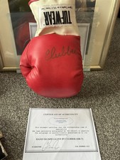 Clubber MR T’ Signed Boxing Glove with COA and Tape Autograph Memorabilia ROCKY picture
