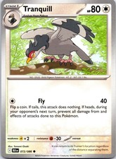 Tranquill 072/086 Common Black Bolt Pokemon NM picture