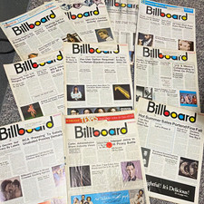 Billboard Magazine Lot of 10 1977 Newspaper Issues Apr-Aug-Sep  picture