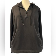 Athleta Black Fleece Lined Pullover picture