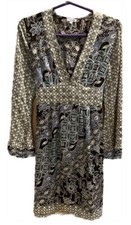 P.A.R.O.S.H. Womens Silk Floral A-Line Midi Dress Size XS -EUC picture