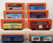 Lionel O Assorted Boxcars 6-29236, 6-29285, 6-19949, 6-29284, 6-29226 [8] LN/Box picture
