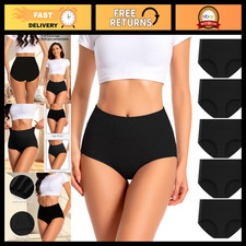 High Waisted Cotton Briefs for Women - Full Coverage Panties Multipack, Regular picture