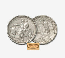 1925 Stone Mountain Memorial Commemorative Silver 50 Cents, Circulated -#A03 picture