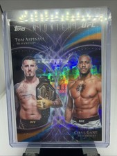 2026 Topps Midnight Tom Aspinall & Ciryl Gane Celestial Combos Moonrise /25 picture
