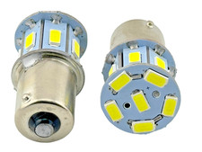 Rebaydo 2pcs BA15S LED Bulb 1156 6 to 12 Volt AC or DC Single Filament picture