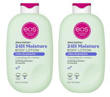 eos Shea Better Body Lotion- Creme de Pistachio, Soothes Dry Skin, 16 fl oz, 2pk picture