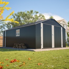 12'x20' Outdoor Metal Garage Shed 1810 CUFT Extra Large Storage Shed for Vehicle picture