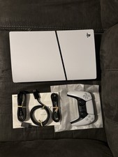 Sony PS5 Slim Digital Edition 825GB Console- White (No Box)Original Accessories picture