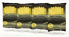 Vintage Lot 1995 Fleer Ultra Series 1 NFL Football Four (4) Factory Sealed Packs picture