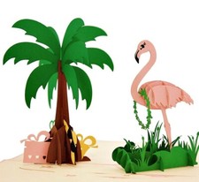 Flamazing Birthday Flamingo Pop-Up Card – Happy Birthday Card for Her and Him –  picture