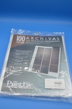 100x Print File 120-3HB Archival 120 Film Negative Sleeves Preservers - NEW picture