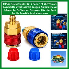 Compact & Efficient R134a Quick Coupler Kit for Mini Split AC Maintenance picture