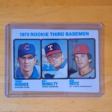 1973 Topps - High Number Ken Reitz, Terry Hughes, Bill McNulty #603 (RC) EX cond picture