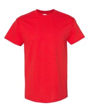 Gildan Heavy Cotton T-Shirt 5000 Unisex Plain Blank Crewneck Short Sleeves Tee picture