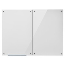 Uimoso Glass Dry Erase Board Set, 2 Pack, 35.4 x 23.6 in Magnetic Whiteboard picture