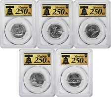 2026-D Semiquincentennial Quarter Set MS65 First Strike PCGS (Anniversary Label) picture