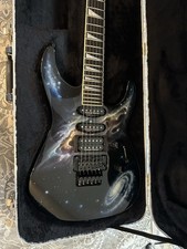 Jackson Custom Shop USA Select SL-1 Soloist Guitar - Dan Lawrence Nebula Graphic picture